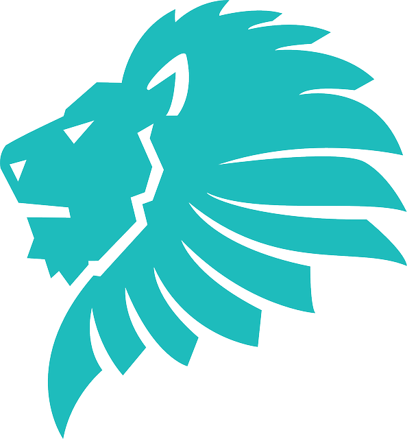 Leo Png Free Download - Lion Clip Art Black And White (594x640), Png Download