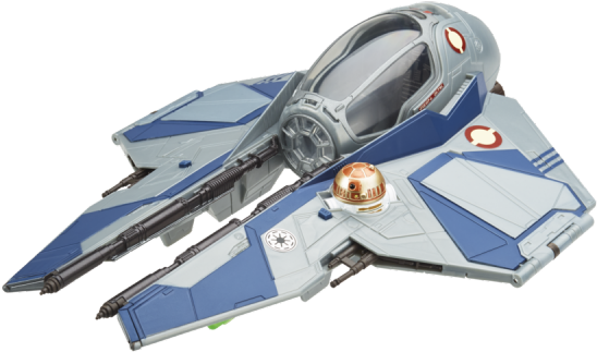 Be - Hasbro Star Wars Obi-wan's Jedi Starfighter Vehicle (600x600), Png Download