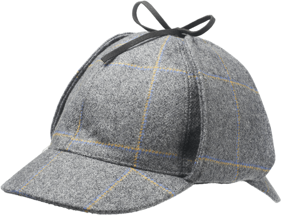 Sherlock Hat - Deerstalker Png (1000x1000), Png Download