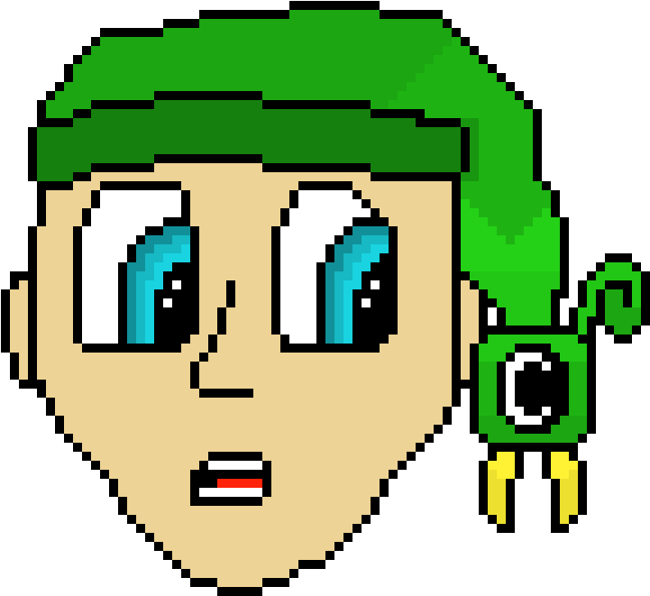 Link And The Hat - Pixel Art Circle (820x700), Png Download