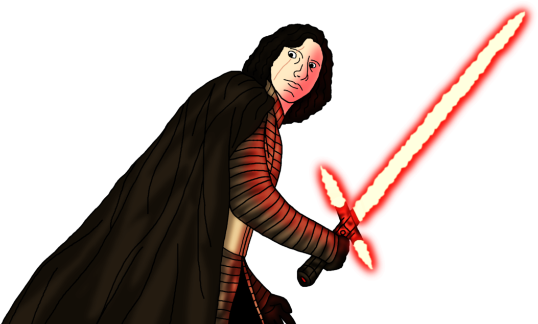Free Download Kylo Ren The Last Jedi Png Clipart Kylo - Kylo Ren The Last Jedi Art (1129x708), Png Download