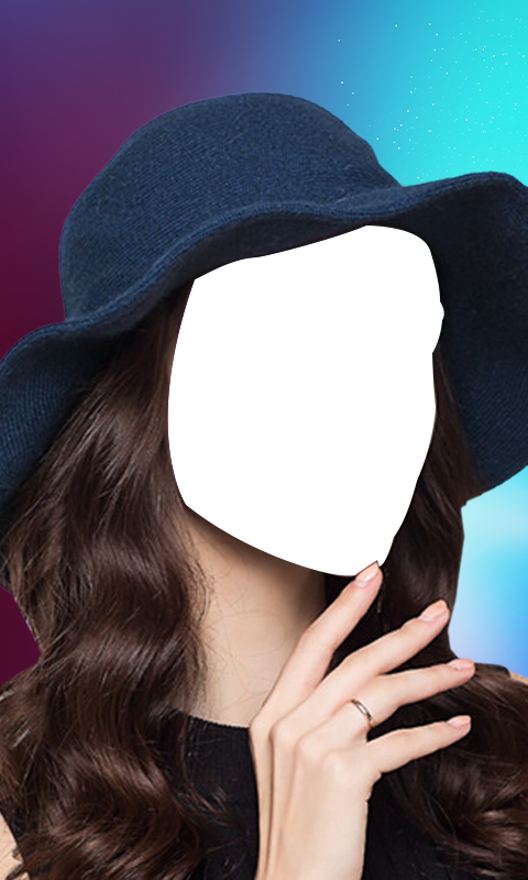 Womens Hat Fashion App Screen Shorts And Free Download - Girl (480x800), Png Download