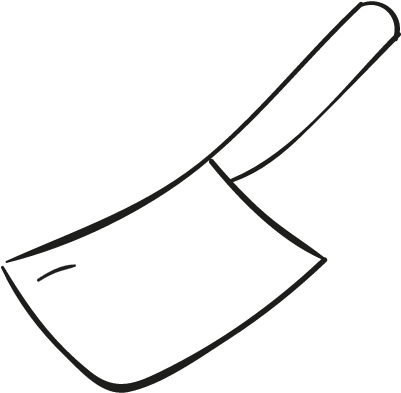 Big Knife Vector - Big Knife Logo (400x400), Png Download