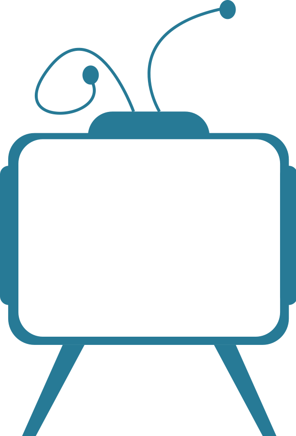 How To Set Use Blue Tv Clipart (612x900), Png Download
