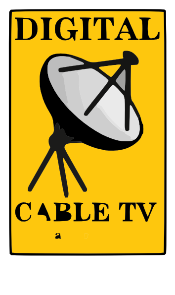 How To Set Use Digital Cable Tv Clipart (354x595), Png Download