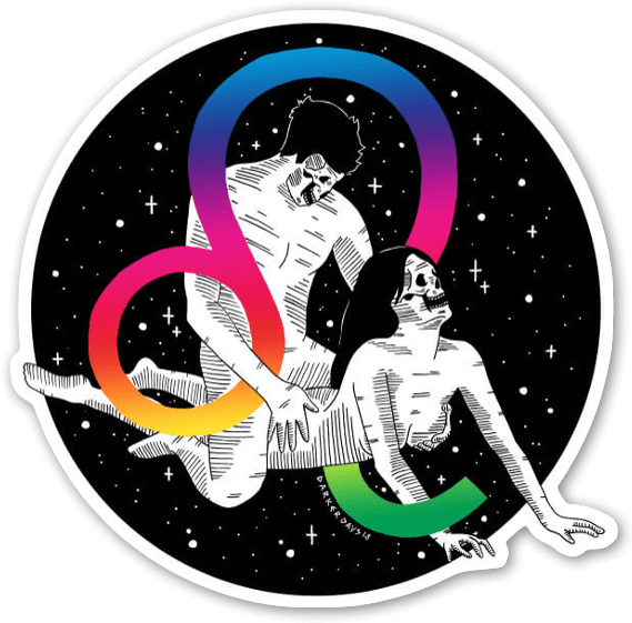 Leo Sticker - Stickerapp Holographic (600x592), Png Download