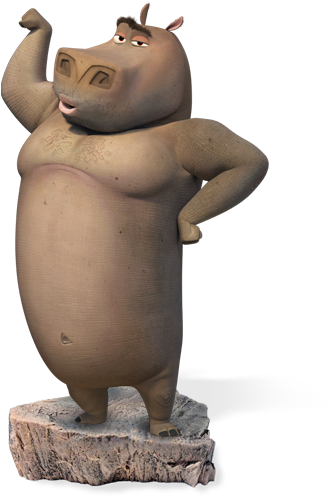 Moto Madagascar 2 - Hipopotamo Madagascar Moto Moto - Free Transparent PNG  Download - PNGkey