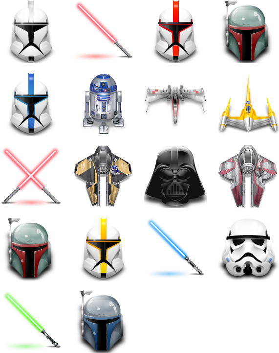Search - Star Wars Icons (592x740), Png Download