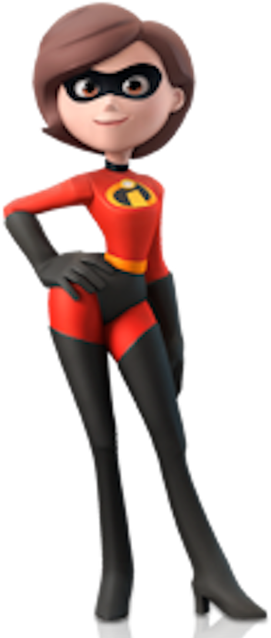 Incredible - Pixar Characters Incredibles (384x704), Png Download