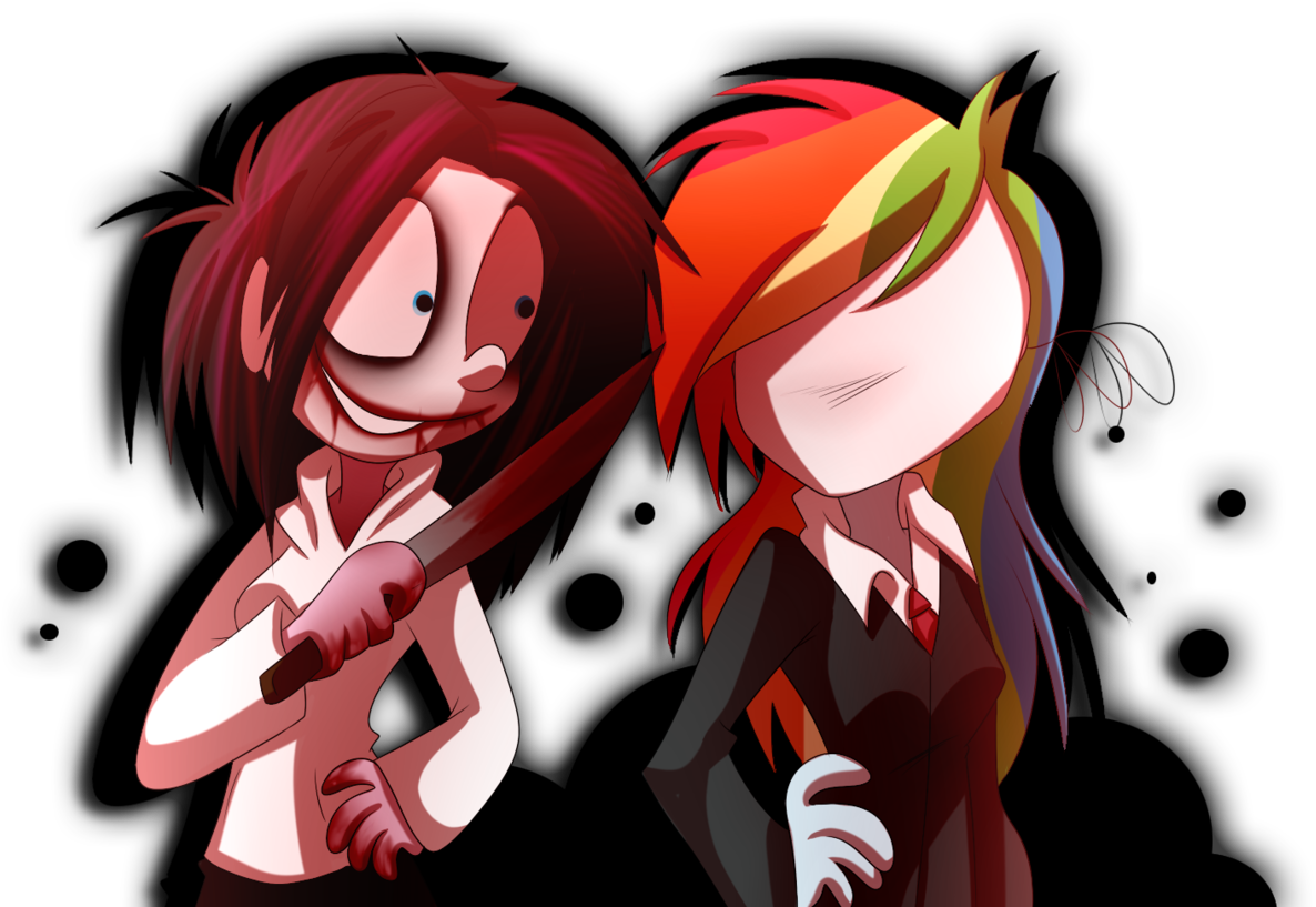 Fj-c, Blood, Jeff The Killer, Knife, Meme, Pinkie Pie, - Cartoon (1280x860), Png Download