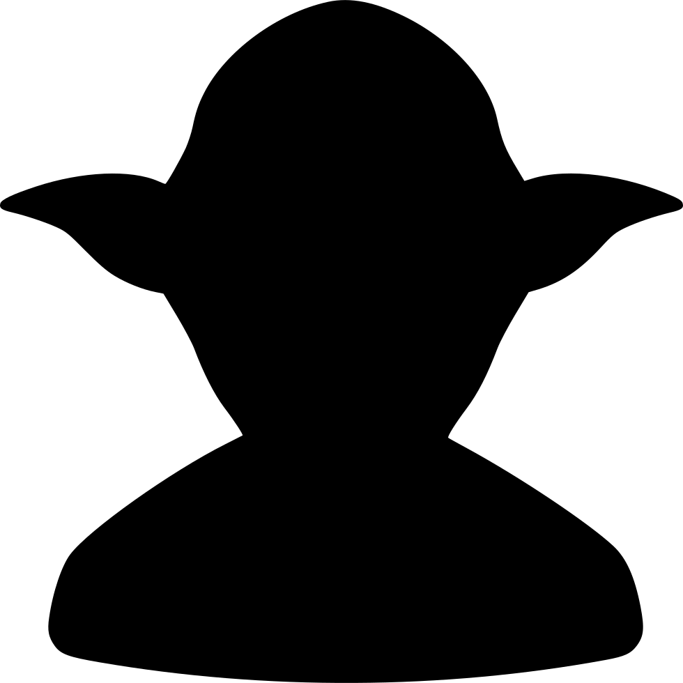 Contact Starwars User Default Yoda Comments - Yoda Svg (980x980), Png Download