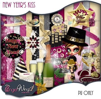 New Year's Kiss - Box (400x400), Png Download