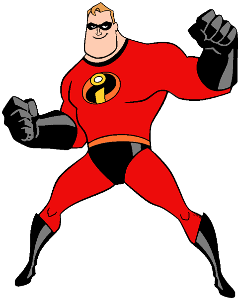 The Clip Art Disney Galore Mr Incredible - Mr Incredible Clipart (483x602), Png Download