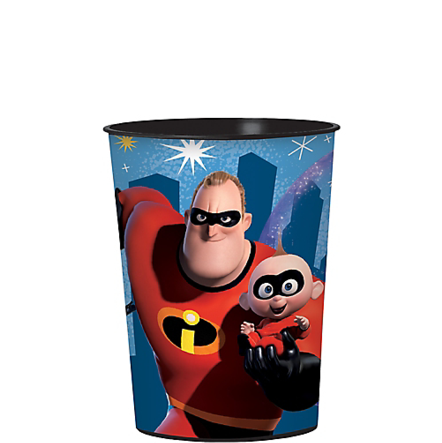 Incredibles 2 Favor Cup 16oz - Les Indestructibles (441x600), Png Download