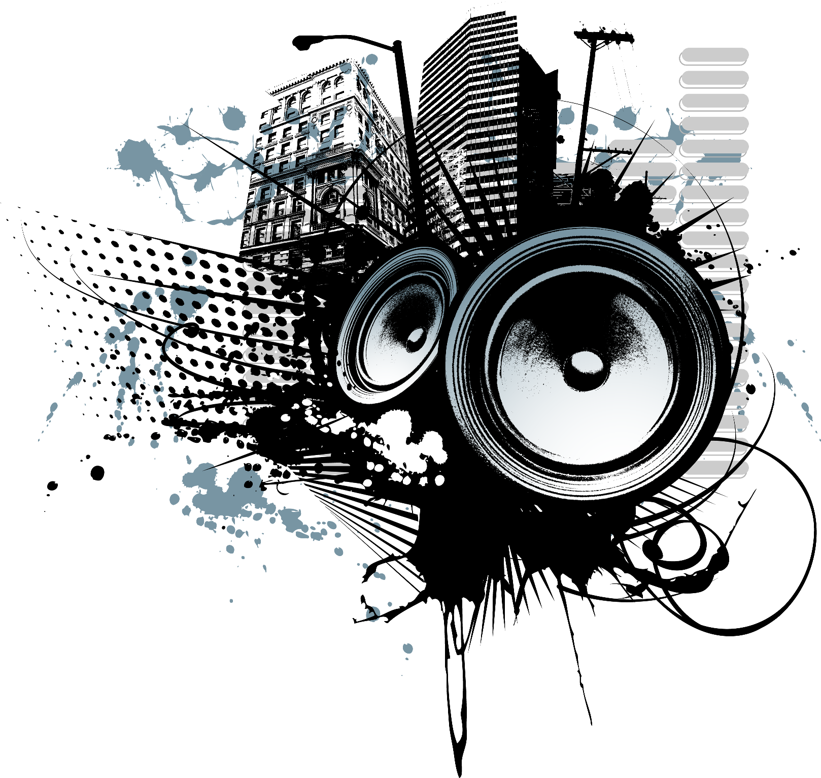 Sound System Speakers Png (1618x1532), Png Download
