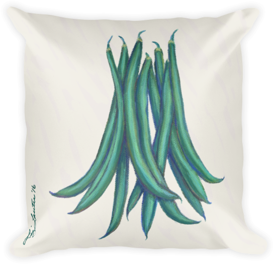 Bush Beans Pillow - Design (600x600), Png Download