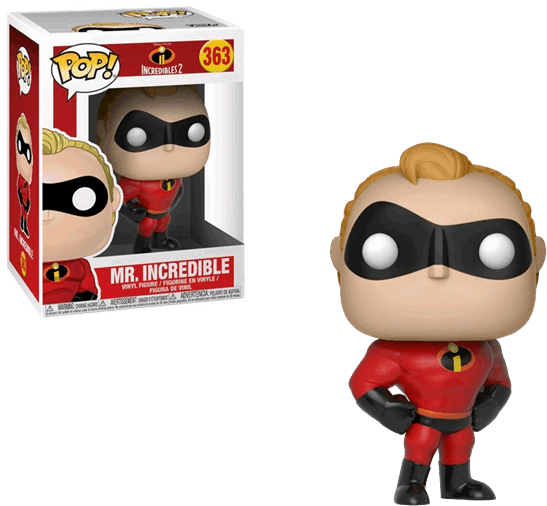 Disney - Incredibles 2 - Mr - Incredible Pop Vinyl - Funko Pop Incredibles 2 Mr Incredible (600x600), Png Download