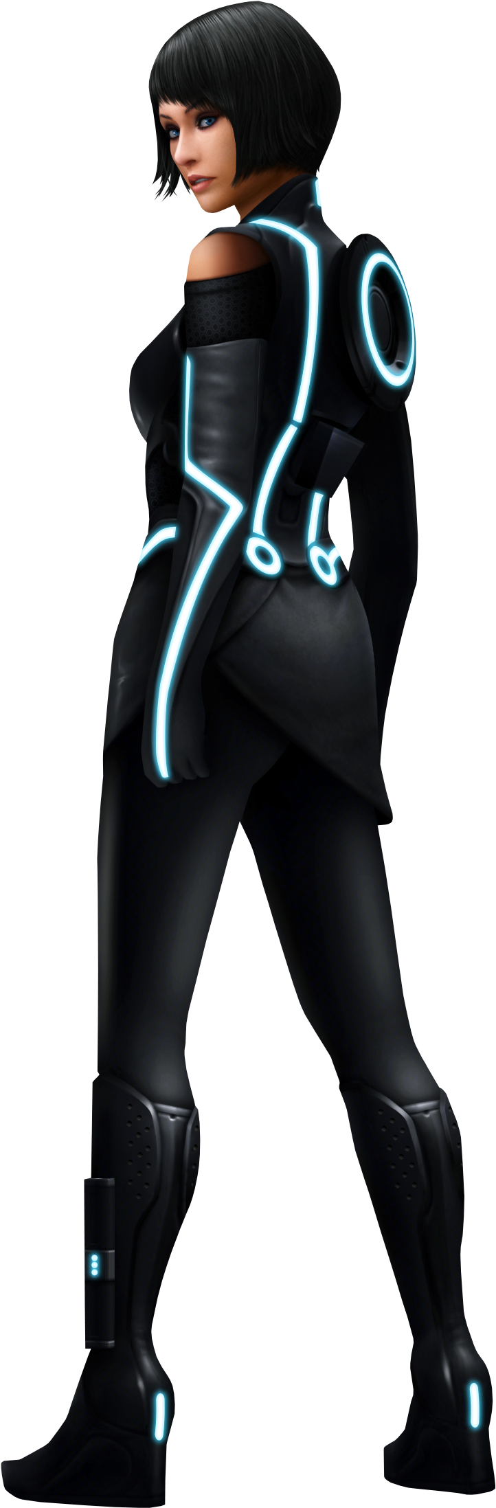 Legacy" The Last Of The Isos, A New Life Form That - Quorra Tron Kingdom Hearts (322x768), Png Download