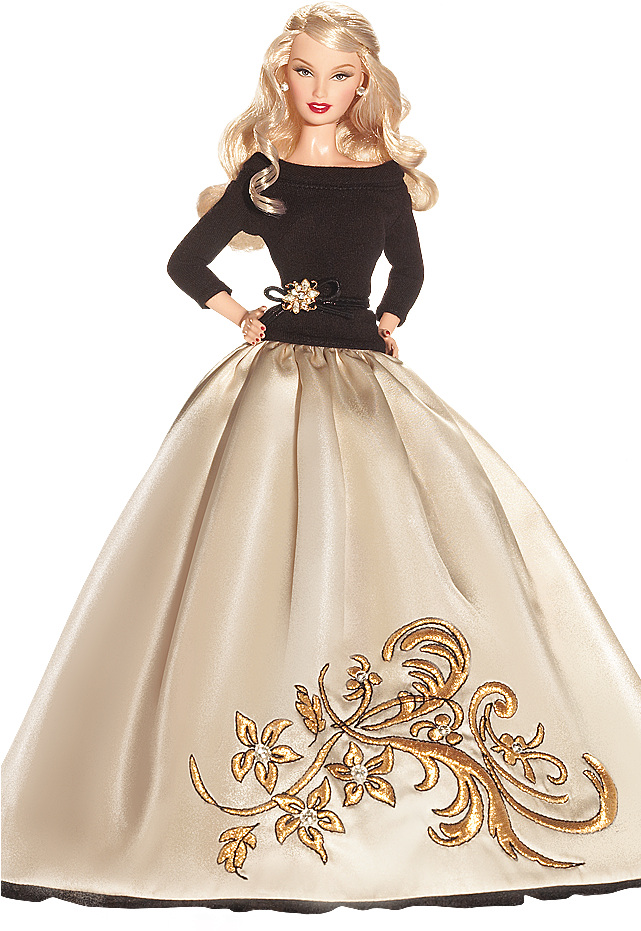 Clip Royalty Free Download Barbie Clipart Pretty Doll - Barbie Com Collectible Dolls (640x950), Png Download