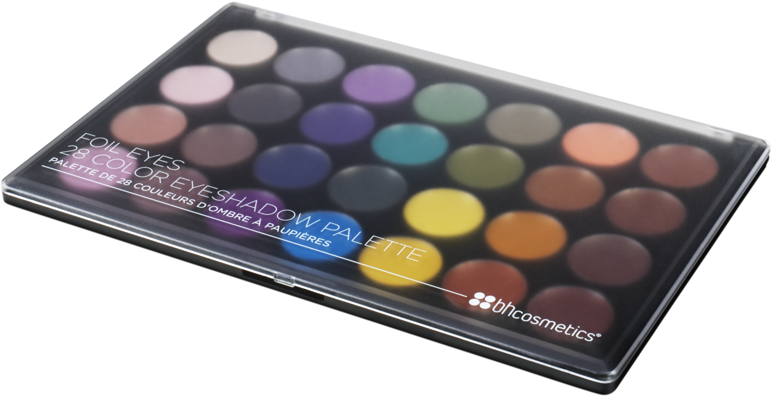 28 Color Eyeshadow Palette - Bh Cosmetics Foil Eyes-28 Color Eyeshadow Palette (1508x774), Png Download