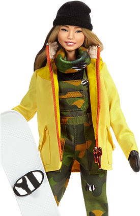 Chloe Kim Barbie Doll - Barbie Inspiring Women Series (280x440), Png Download