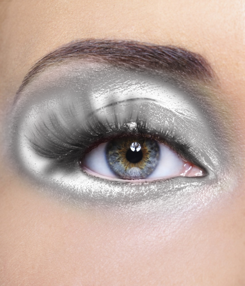 Eye Makeup Eyeshadow Png Transparent - Pure Mineral Makeup - 100 % Natural Colour - Create (500x582), Png Download