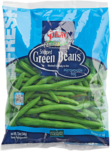 Pero Family Farms Snipped Green Beans - Pero Family Farms Organic Snipped Green Beans - 12 (440x600), Png Download