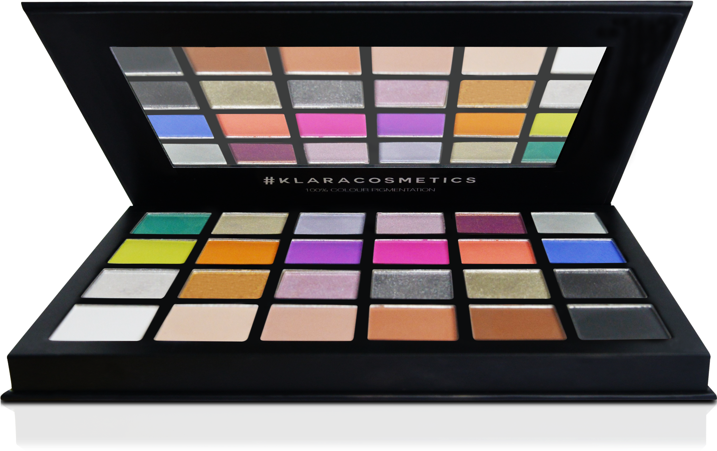 View and Download hd 24 Shade Eyeshadow Palette - Klara Cosmetics Bondi Eye...