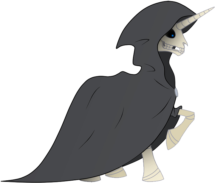 Grim Reaper - Discworld My Little Pony (724x757), Png Download