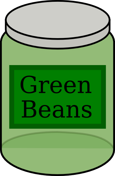 How To Set Use Green Beans Jar Icon Png (390x595), Png Download