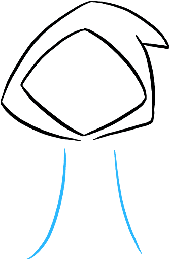 How To Draw Grim Reaper - Death (680x678), Png Download