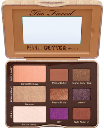 Too Faced Peanut Butter & Jelly Eyeshadow Palette - Too Faced Mystery Bag 2018 (500x439), Png Download