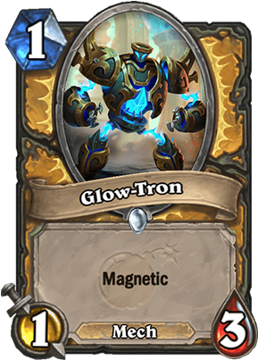 Glow-tron Card - Hearthstone 1 Mana 1 1 (300x429), Png Download