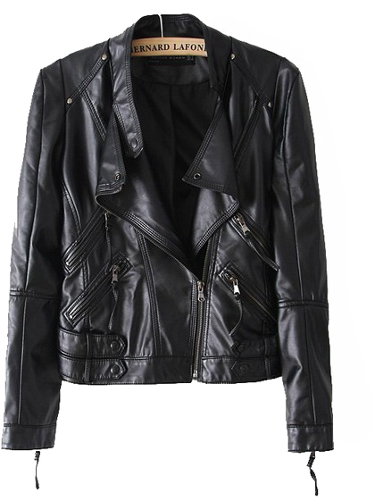 Women Leather Jacket Free Png Image - Leather Jacket Transparent Png (640x640), Png Download
