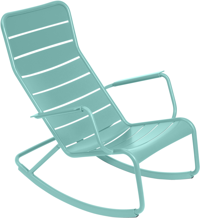Rocking Chair - Luxembourg - Low Modern Outdoor Rocker (760x760), Png Download