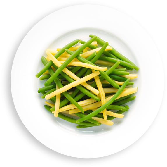 Bonduelle Minute Beans Extra-fine Green & Wax4 X - Duo Haricots (600x600), Png Download