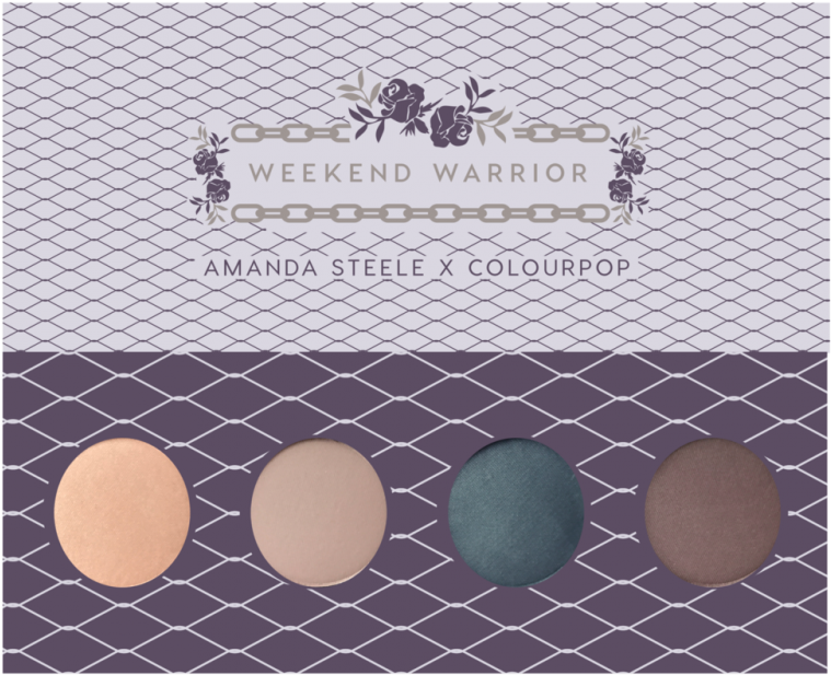 As Palette - Colourpop Amanda Steele Weekend Warrior (800x800), Png Download