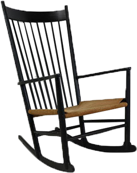 Rocking Chair By Hans Wagner - Rocking Chair (600x600), Png Download
