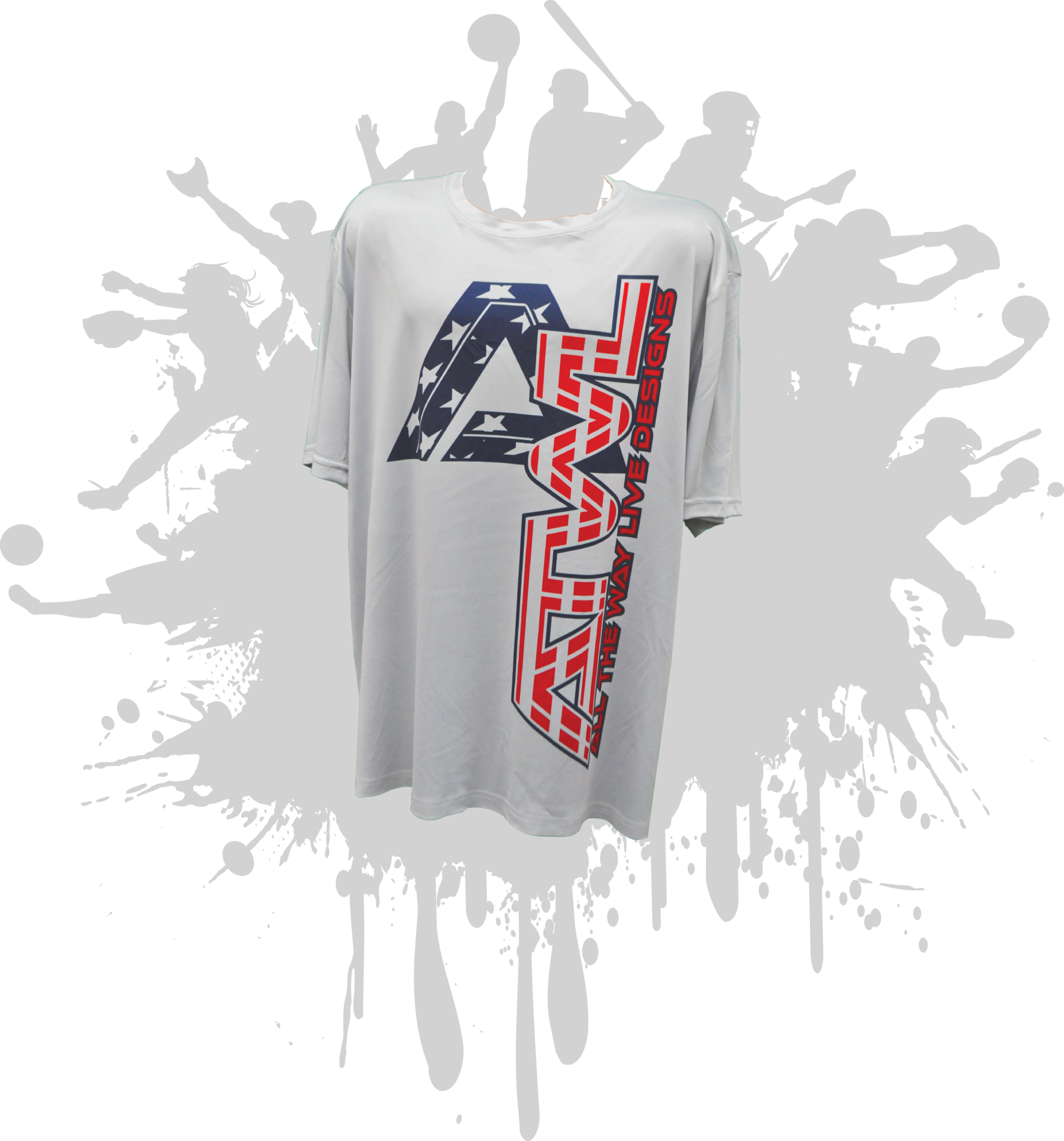 Tron Atwl Vertical White Sub-dye Mens Jersey - All The Way Live Legit (1800x1929), Png Download