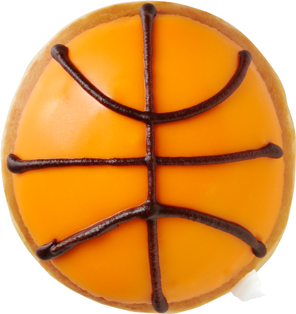 Basketball Donut - Krispy Kreme Basketball Dounut (900x720), Png Download