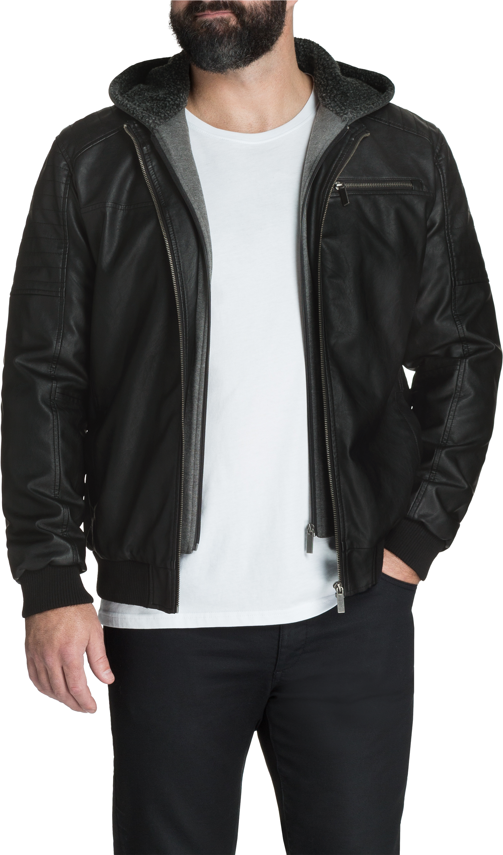 H&m Pilot Jacket Blue (3000x3000), Png Download