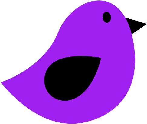 Bird Purple Background Wall Paper Wallpaper - Clip Art (555x555), Png Download
