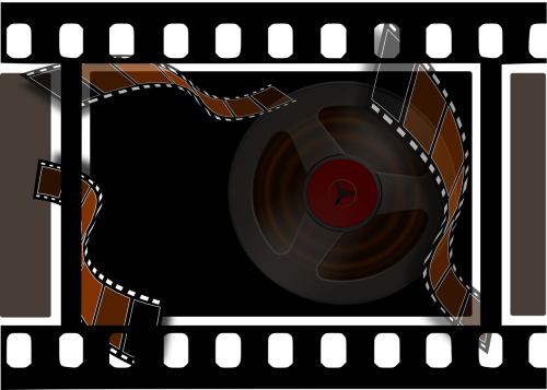 Strip - Movie Camera (500x357), Png Download