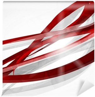 Abstract Red Lines Vector Background Wall Mural • Pixers® - Lineas Negras Y Rojas Vectores (400x400), Png Download