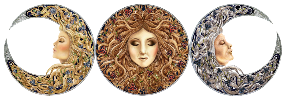 Wiccan Goddess Mother - Wicca Triple Goddess (920x324), Png Download