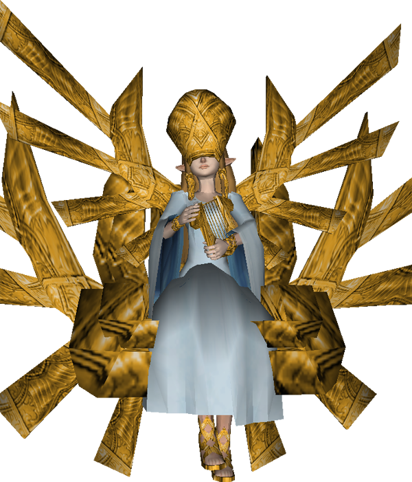 Hylia,the False Goddess (600x701), Png Download