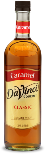 2073738400021 Caramel C 750ml G 2073738400021 Caramel - Davinci Gourmet Orange Syrup (600x600), Png Download