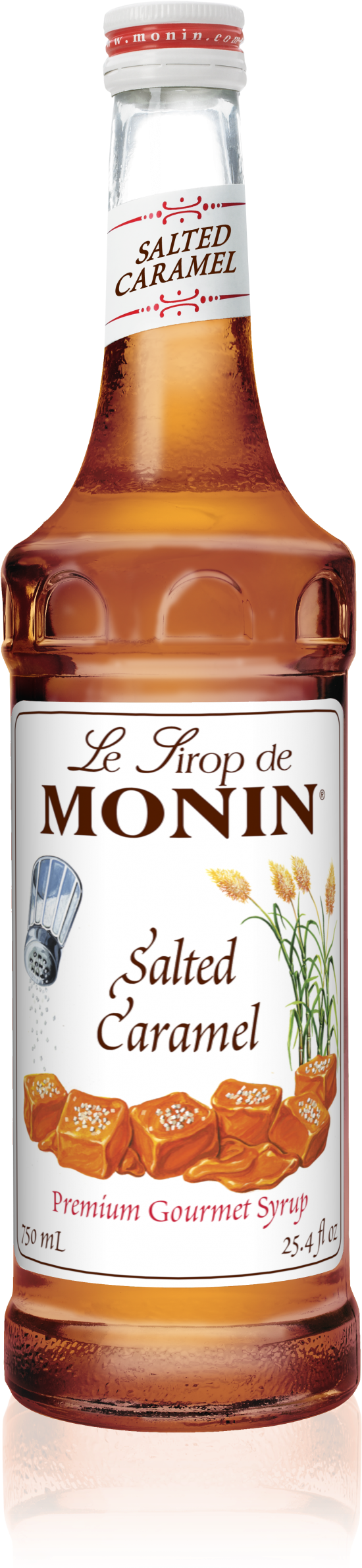 750 Ml Salted Caramel Syrup - Monin 750 Ml Premium Salted Caramel Flavoring Syrup (1193x2386), Png Download