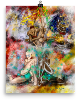 Four New Goddesses " Photo Paper Poster - Still Life (500x500), Png Download