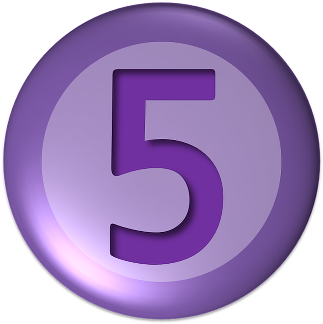 5 In Purple Circle - Number 5 Png Icon - Free Transparent PNG Download ...